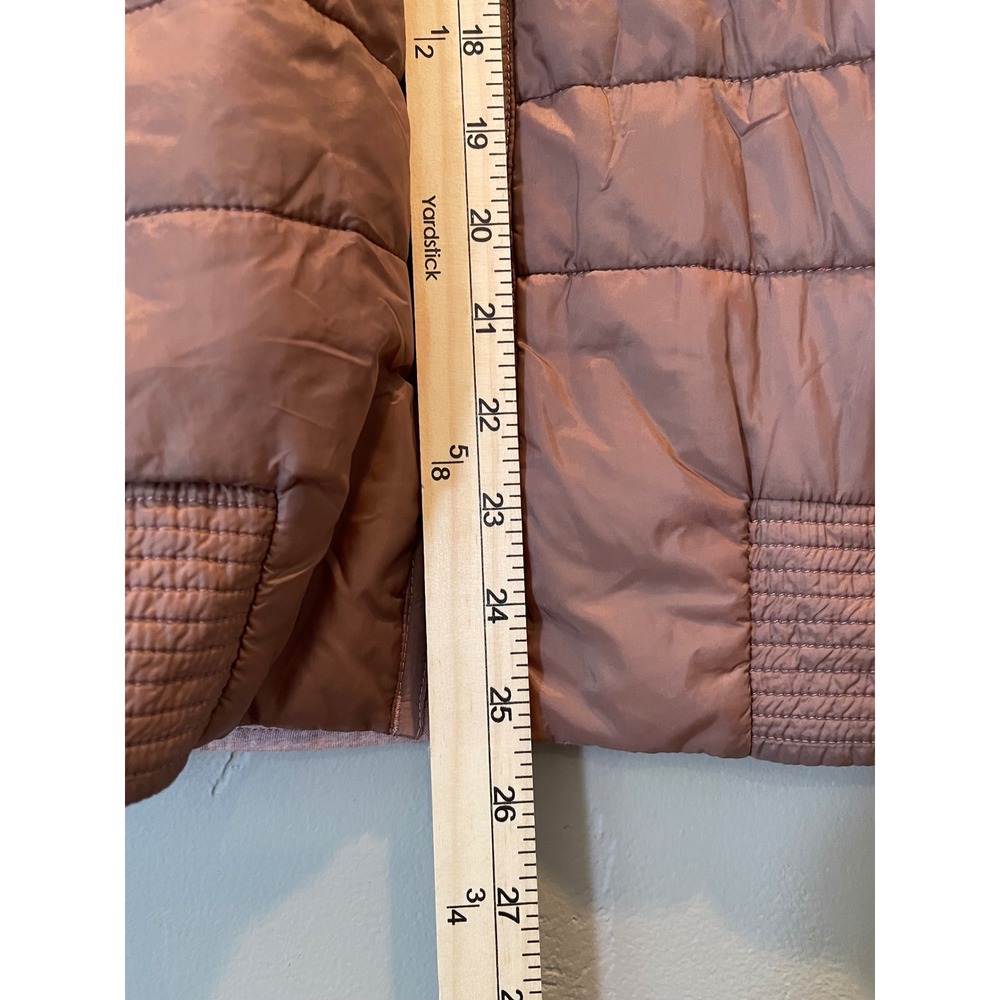 Lululemon Reversible Quilted Bomber Jacket Mauve Pink Puffer Full Zip Women's - Picture 5 of 15